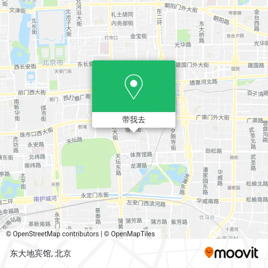 东大地宾馆地图