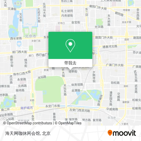 海天网咖休闲会馆地图