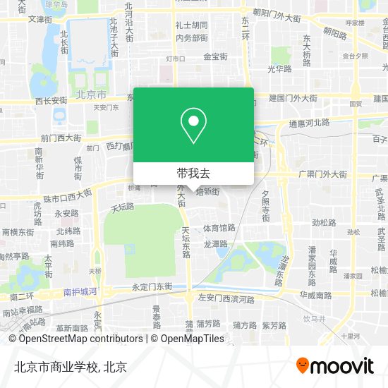 北京市商业学校地图
