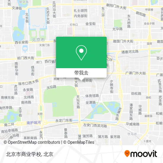 北京市商业学校地图