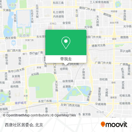 西唐社区居委会地图