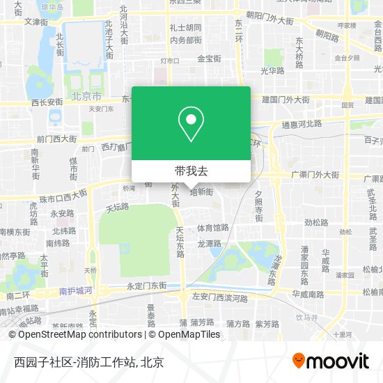 西园子社区-消防工作站地图