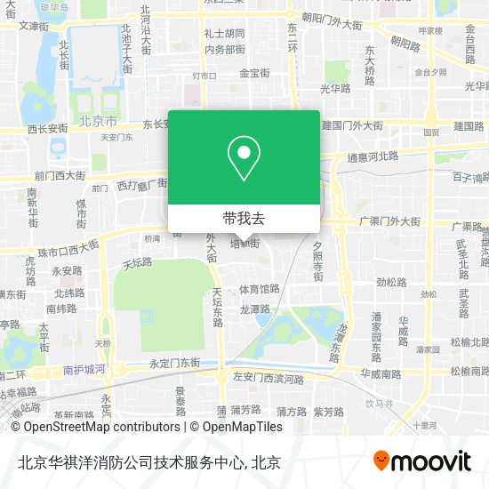 北京华祺洋消防公司技术服务中心地图