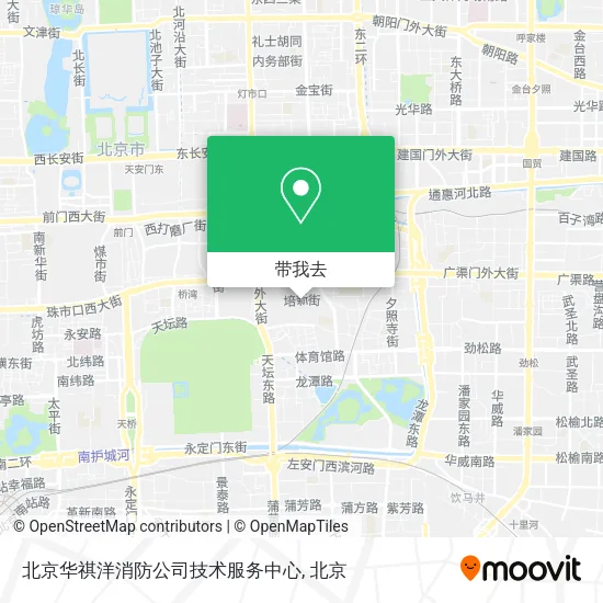 北京华祺洋消防公司技术服务中心地图