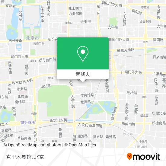 克里木餐馆地图