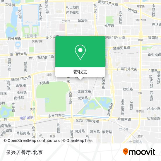 泉兴居餐厅地图