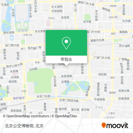北京公交博物馆地图