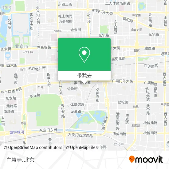 广慧寺地图