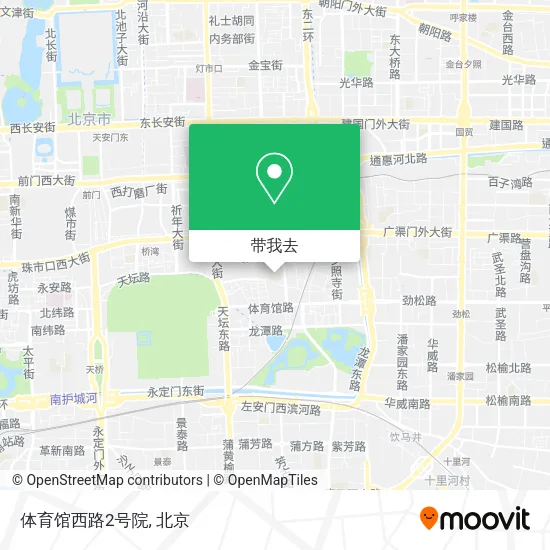 体育馆西路2号院地图