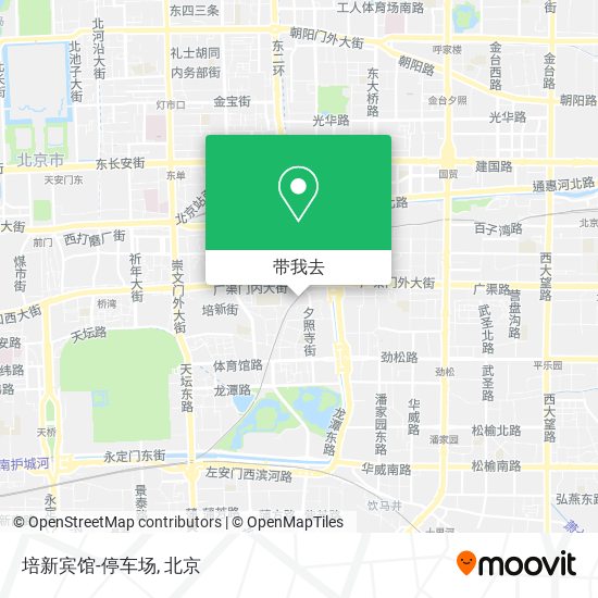 培新宾馆-停车场地图