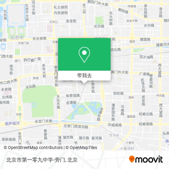 北京市第一零九中学-旁门地图