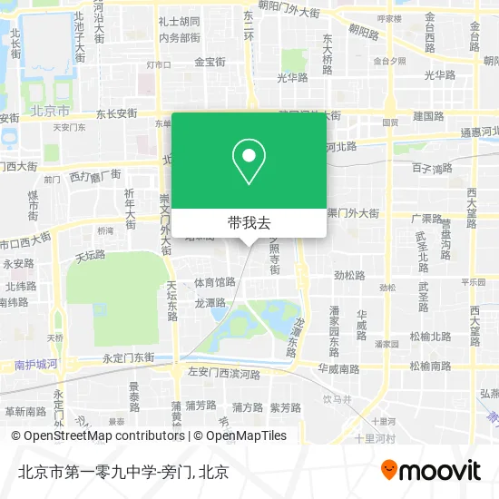 北京市第一零九中学-旁门地图