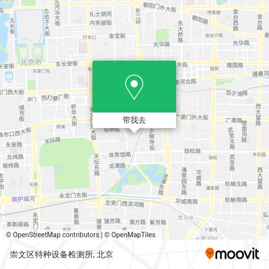 崇文区特种设备检测所地图
