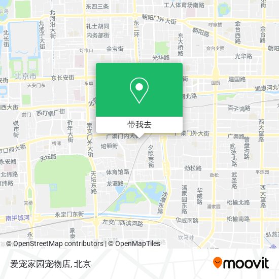 爱宠家园宠物店地图
