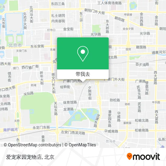 爱宠家园宠物店地图