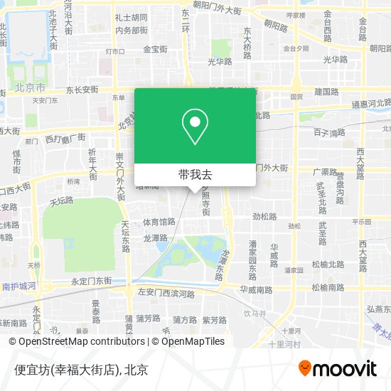 便宜坊(幸福大街店)地图