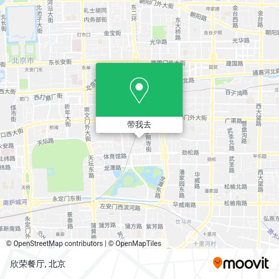 欣荣餐厅地图