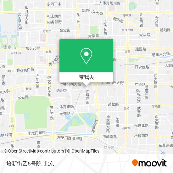 培新街乙5号院地图