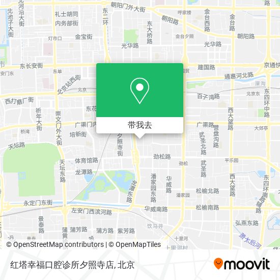 红塔幸福口腔诊所夕照寺店地图