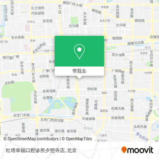 红塔幸福口腔诊所夕照寺店地图