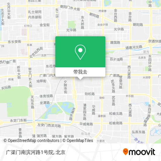 广渠门南滨河路1号院地图