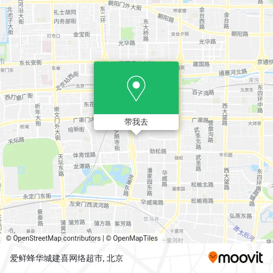 爱鲜蜂华城建喜网络超市地图