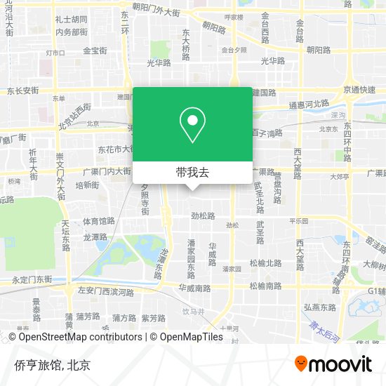侨亨旅馆地图