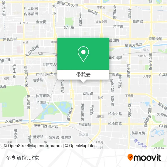 侨亨旅馆地图