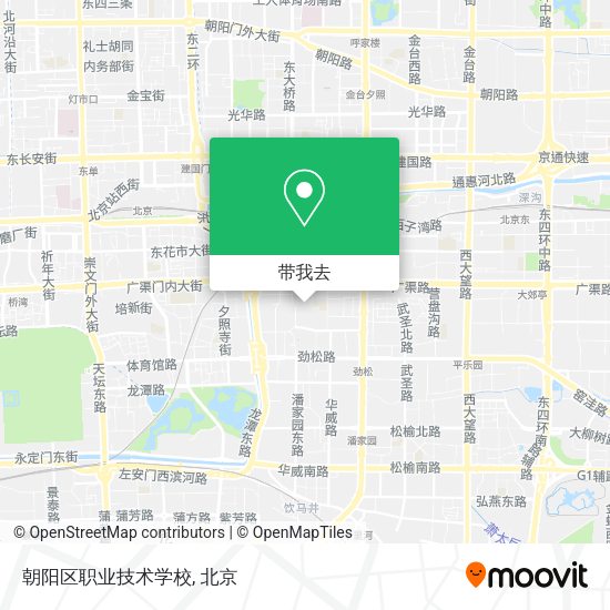 朝阳区职业技术学校地图