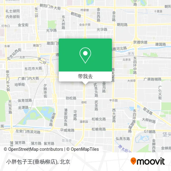 小胖包子王(垂杨柳店)地图
