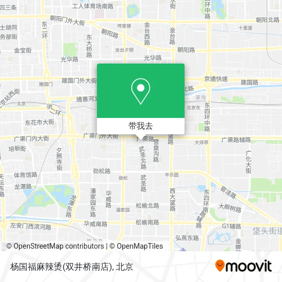 杨国福麻辣烫(双井桥南店)地图