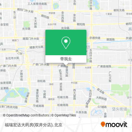 福瑞宏达大药房(双井分店)地图
