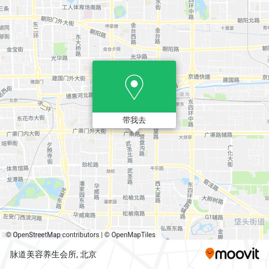 脉道美容养生会所地图