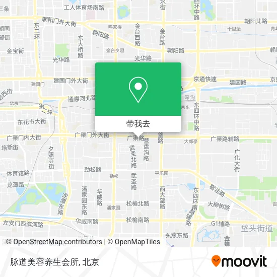 脉道美容养生会所地图