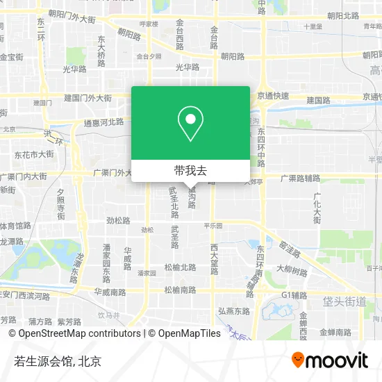 若生源会馆地图