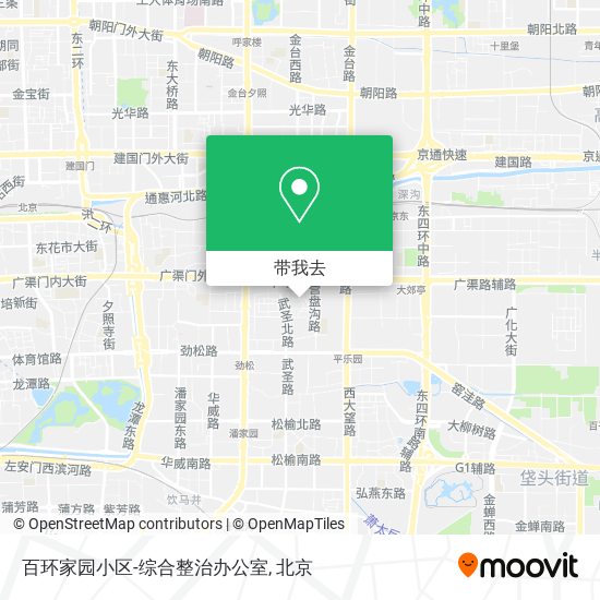 百环家园小区-综合整治办公室地图