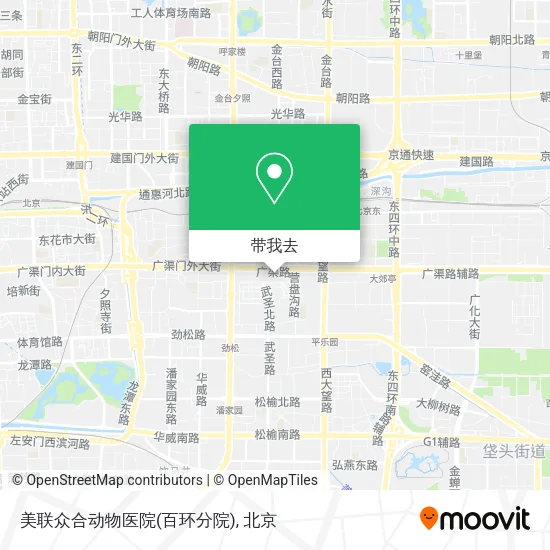 美联众合动物医院(百环分院)地图