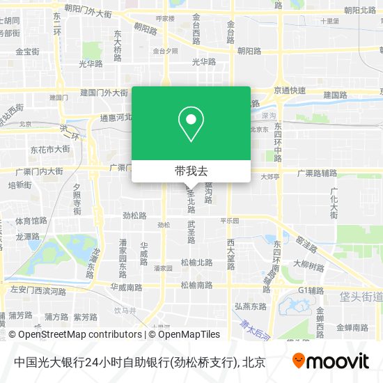 中国光大银行24小时自助银行(劲松桥支行)地图