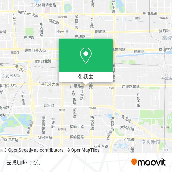云巢咖啡地图