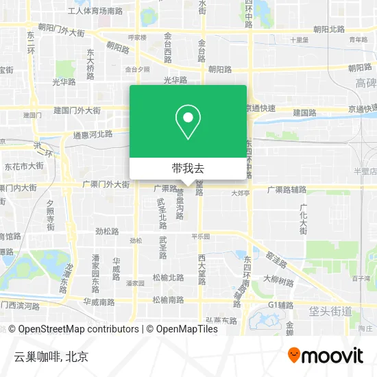 云巢咖啡地图
