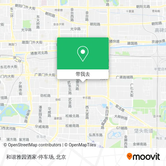 和谐雅园酒家-停车场地图