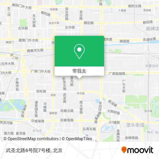 武圣北路6号院7号楼地图
