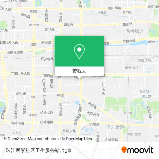 珠江帝景社区卫生服务站地图