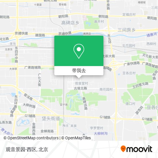 观音景园-西区地图