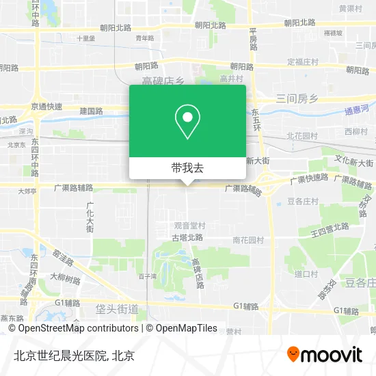 北京世纪晨光医院地图
