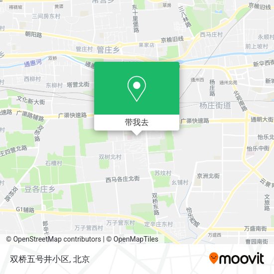 双桥五号井小区地图