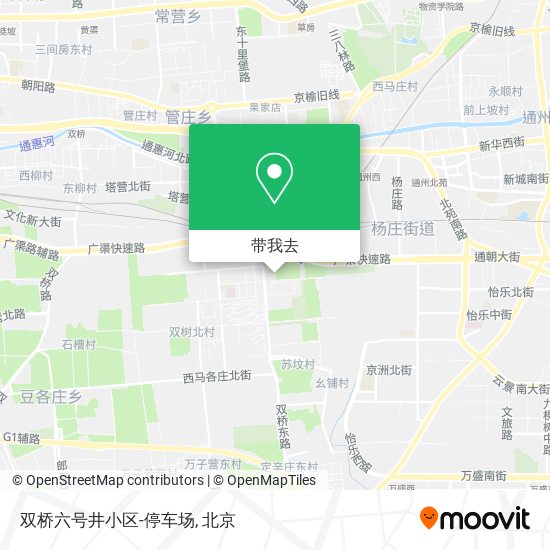 双桥六号井小区-停车场地图