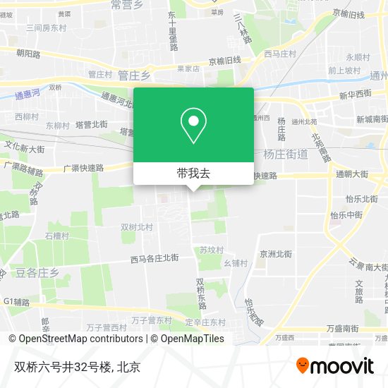 双桥六号井32号楼地图
