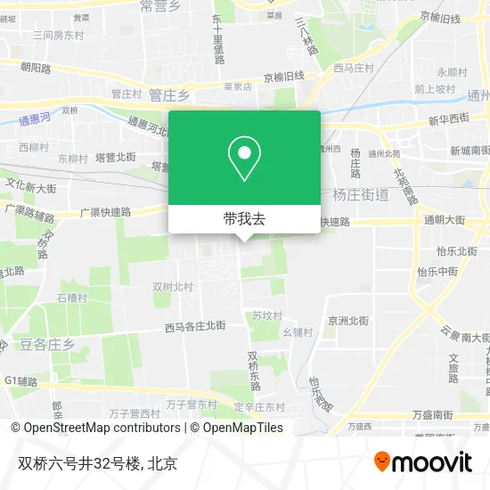 双桥六号井32号楼地图