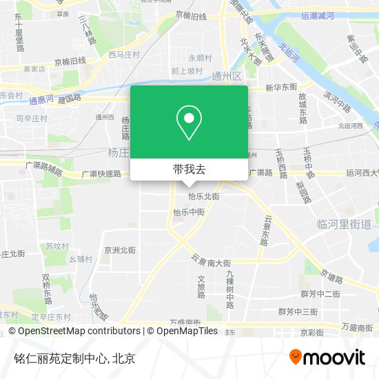 铭仁丽苑定制中心地图